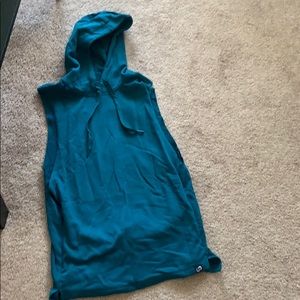 Curves N Combatboots sleeveless hoodie